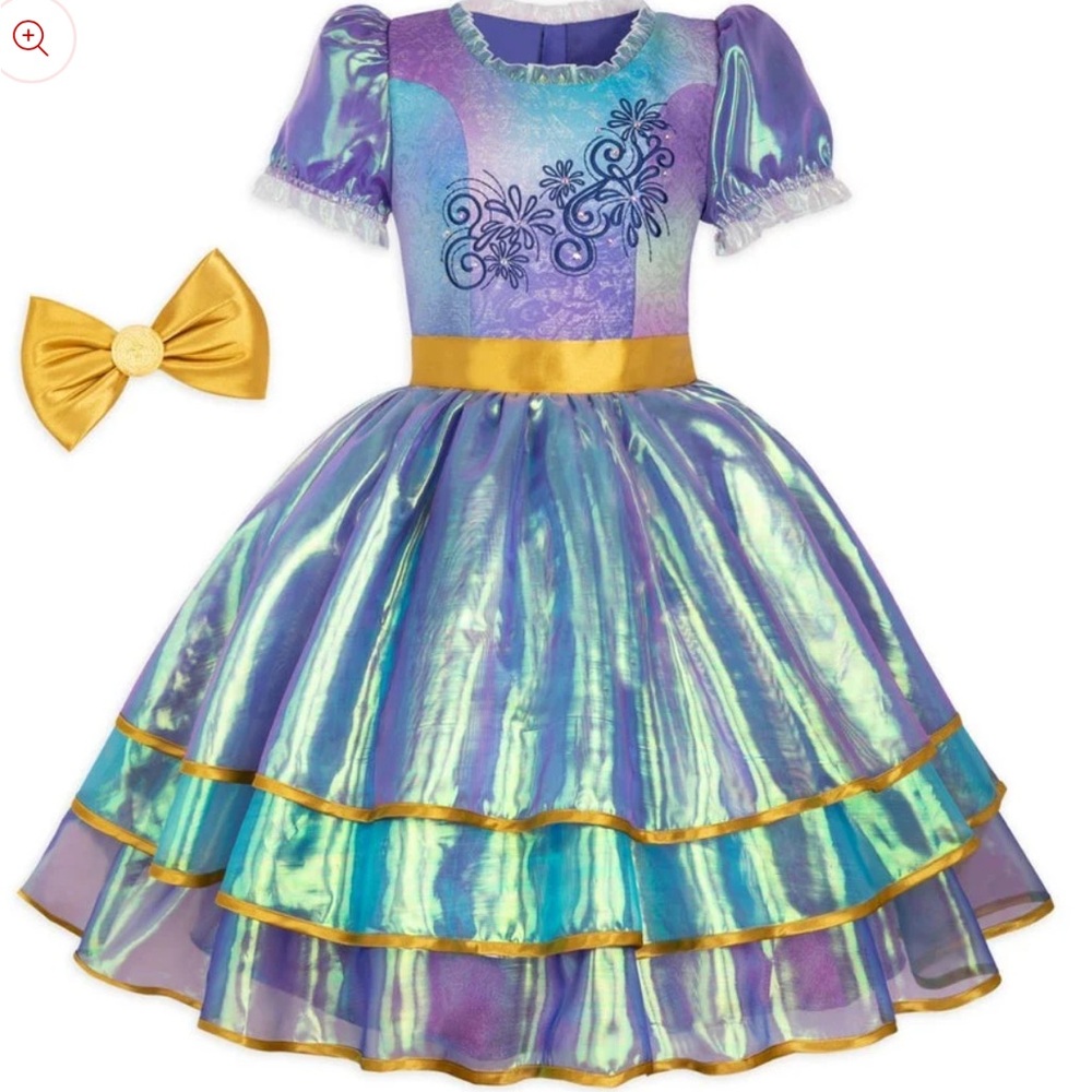 Disney Parks Minnie Mouse 50th Anniversary Celebration Dress Girls SZ 5/6 Bow